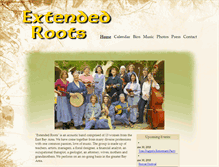 Tablet Screenshot of extendedroots.com